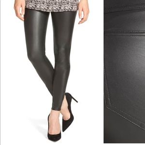 Hue faux leather leggings